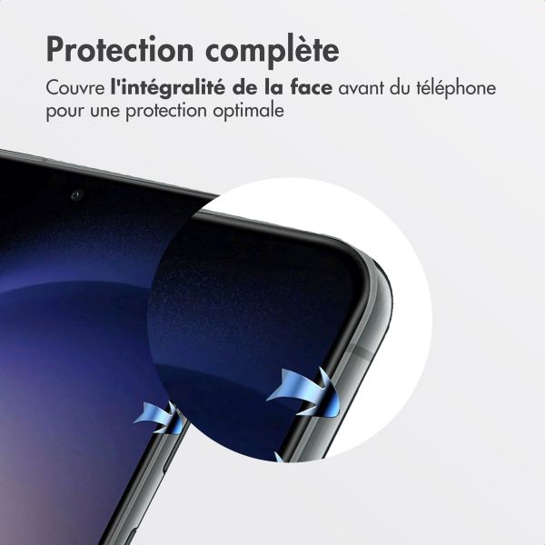 Accezz Protecteur d’écran en verre trempé + Applicateur Samsung Galaxy S23