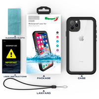 Redpepper Coque imperméable Dot Plus iPhone 11 - Noir