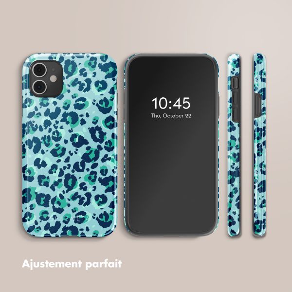 Selencia Coque arrière Vivid Tough iPhone 11 - Wild Spots Light Blue