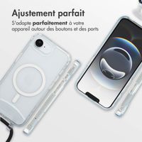 imoshion Coque MagSafe avec cordon amovible Apple iPhone 16e - Transparent