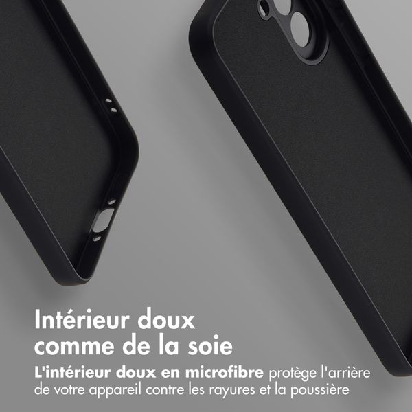 imoshion Coque Couleur avec MagSafe Samsung Galaxy A37 (5G) - Noir
