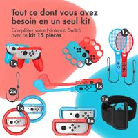 imoshion Ensemble Nintendo Switch - Ensemble d'accessoires de 15 pièces pour Nintendo Switch & Switch OLED