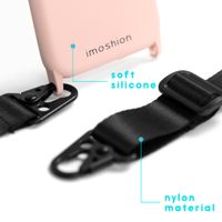 imoshion Coque couleur avec cordon - sangle en nylon iPhone 11 - Rose