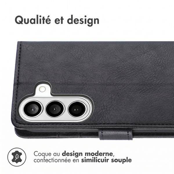 imoshion Étui de télephone portefeuille de luxe Samsung Galaxy A27 (5G) - Noir