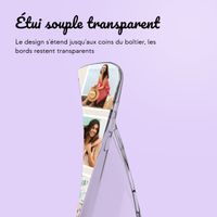 Coque personnalisée avec pellicule N°3 iPhone 16 - Transparent