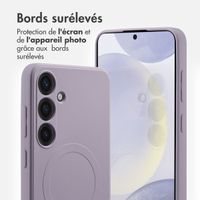 imoshion Coque Couleur avec MagSafe Samsung Galaxy S24 Plus - Lila