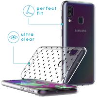 imoshion Coque Design Samsung Galaxy A40 - Cœurs - Noir