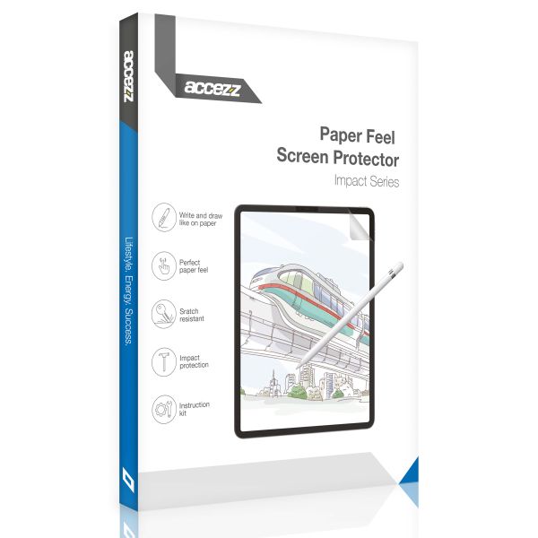 Accezz Protecteur d'écran Paper Feel Samsung Galaxy Tab S10 Plus / Tab S9 FE Plus / Tab S9 Plus / S8 Plus / S7 Plus / Tab S7 FE 5G