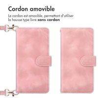 imoshion Etui de téléphone portefeuille avec cordon Samsung Galaxy A26 - Rose