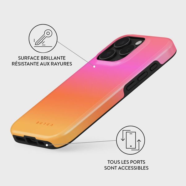 Burga Coque arrière Tough iPhone 16 Pro Max - Sunset Club