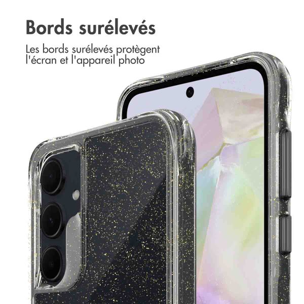 imoshion Coque Pailletée Samsung Galaxy A35 - Dorée