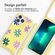 imoshion Coque design en silicone avec cordon iPhone 13 Pro - Yellow Flower Distance