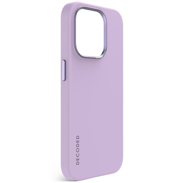 Decoded Coque en silicone MagSafe iPhone 15 Pro Max - Violet