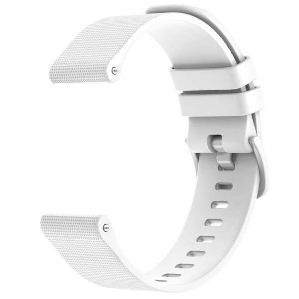 imoshion Bracelet sport en silicone avec boucle - Connexion universelle 20 mm - Blanc