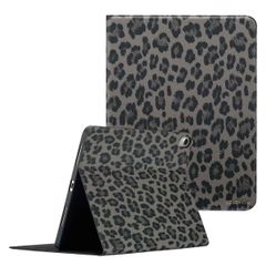 Selencia Coque tablette Sabi avec imprimé léopard Apple iPad Air 11 pouces (2025) M3 / (2024) M2 / Air 5 (2022) / Air 4 (2020) - Midnight Black