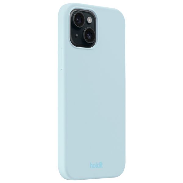 Holdit Coque Silicone Apple iPhone 14 / 13 - Mineral Blue