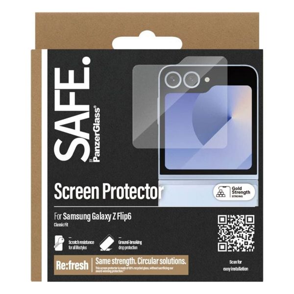 SAFE by PanzerGlass Protection d'écran Ultra-Wide Fit Samsung Galaxy Z Flip 6