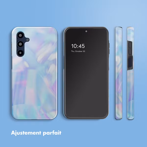 Selencia Coque arrière Vivid Samsung Galaxy A16 - Holographic Blue Dream