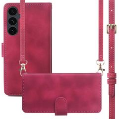 imoshion Etui de télephone portefeuille avec cordon Samsung Galaxy S25 FE - Rouge