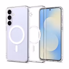 Spigen Coque Ultra Hybrid MagSafe Samsung Galaxy S25 FE - Clear / White