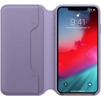 Apple Étui de téléphone Leather Folio Apple iPhone Xs Max - Lilac