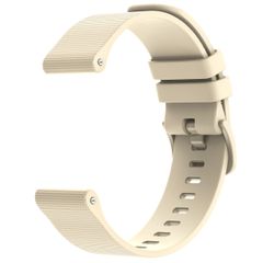 imoshion Bracelet sport en silicone avec boucle - Connexion universelle 22 mm - Beige