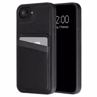 imoshion Coque arrière avec porte-cartes et support Apple iPhone 17e / 16e - Noir