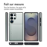 imoshion Coque arrière avec porte-cartes Samsung Galaxy S25 Ultra - Vert