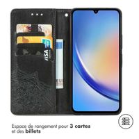 imoshion Etui de télephone Mandala Samsung Galaxy A35 - Noir