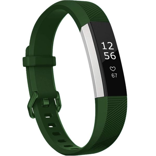 imoshion Bracelet silicone le Fitbit Alta (HR) - Vert foncé