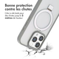 Accezz Coque Ring Stand avec MagSafe iPhone 16 Pro Max - Grey