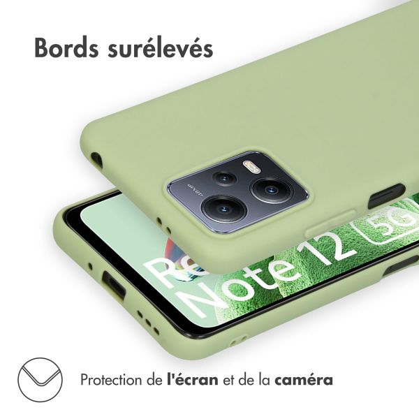 imoshion Coque Couleur Xiaomi Redmi Note 12 / Xiaomi Poco X5 5G - Olive Green