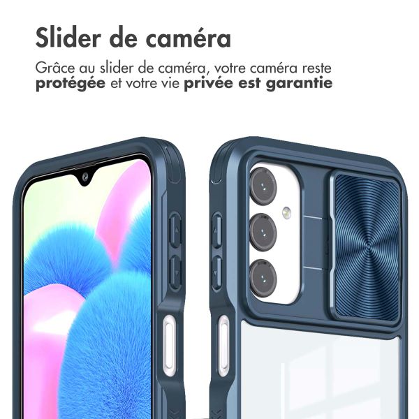 imoshion Coque arrière Camslider Samsung Galaxy A25 (5G) - Bleu foncé
