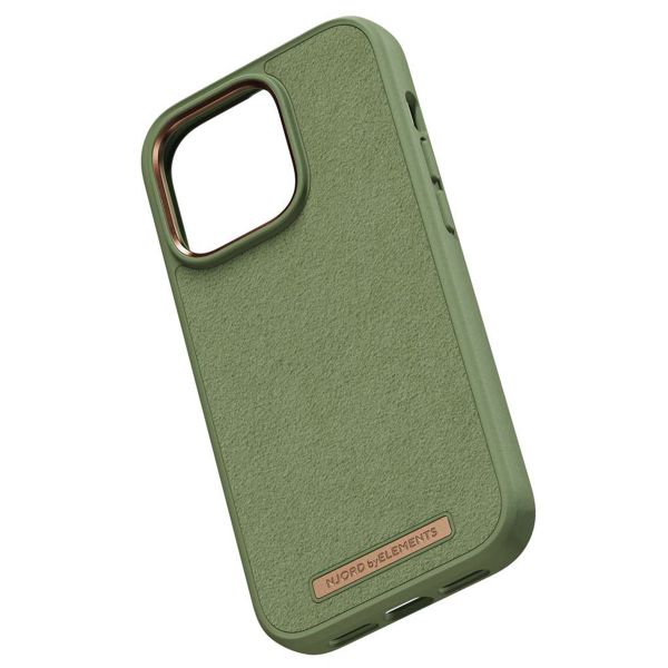 Njorð Collections Coque daim Comfort+ iPhone 14 Pro - Olive