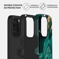 Burga Coque arrière Tough iPhone 16 Pro - Emerald Pool