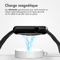 imoshion Câble de chargement Apple Watch USB-C et USB-A - 1 mètre - Blanc