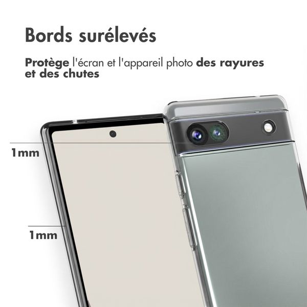 Accezz Coque Clear Google Pixel 6a - Transparent