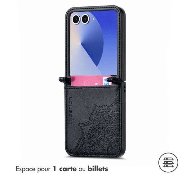 imoshion Mandala Bookcase Samsung Galaxy Z Flip 7 - Noir