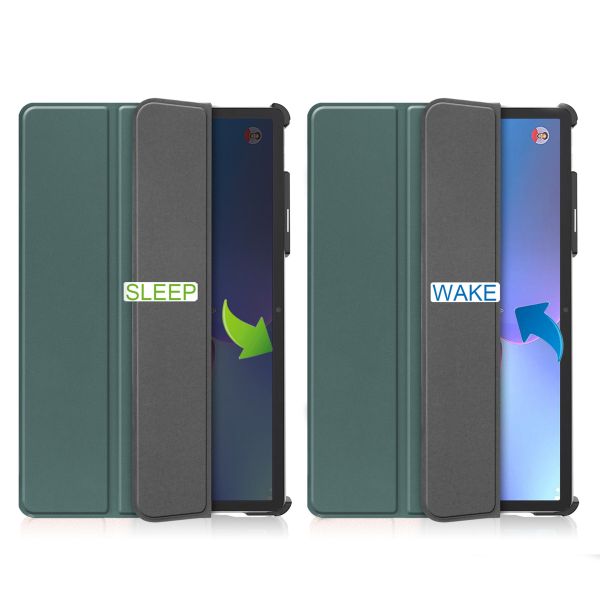 imoshion Coque tablette Trifold Lenovo Tab P11 Pro (2nd gen) - Vert foncé