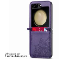 imoshion Mandala Bookcase Samsung Galaxy Z Flip 5 - Violet