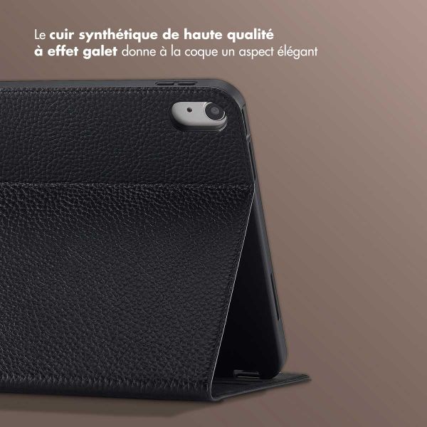 Selencia Coque tablette Riva Apple iPad 11 (2025) 11 pouces A16 / iPad 10 (2022) 10.9 pouces - Noir
