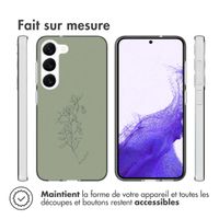 imoshion Coque Design Samsung Galaxy S23 - Floral Green