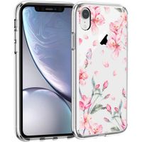 imoshion Coque Design iPhone Xr - Fleur - Rose