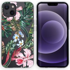 imoshion Coque Design iPhone 13 - Jungle - Rose / Vert