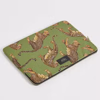 Wouf Daily Pochette ordinateur 13-14 pouces - Olive Leopard
