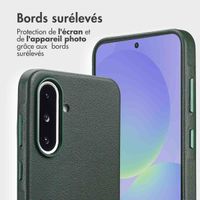 Accezz Étui de télephone portefeuille en cuir 2-en-1 avec MagSafe Samsung Galaxy A36 / A56 - Cedar Green
