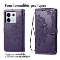imoshion Etui de télephone Mandala Xiaomi Redmi Note 13 Pro (5G) / Poco X6 - Violet