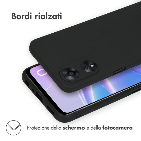 imoshion Coque Couleur Oppo A78 (4G) - Noir