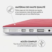 Burga Coque Rigide Apple MacBook Pro 16 pouces (2021 / 2023 M3 / 2024 M4 / 2026 M5) - Strawberry Jam