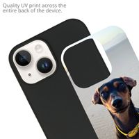 Concevez votre propre coque en gel Apple iPhone 15 - Noir